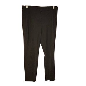 J.Jill Women’s Black Stretch Dress Ankle Pants Size 8 Trousers Office Wear‎